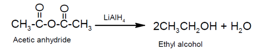 reduction of acetic anhydride reduction of acetic anhydride
