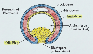 Gastrulation completion